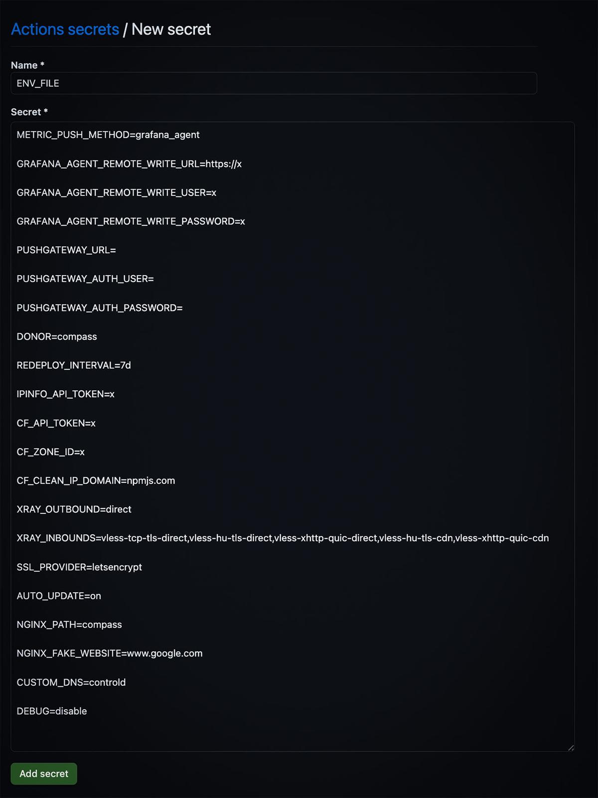 ENV_FILE secret